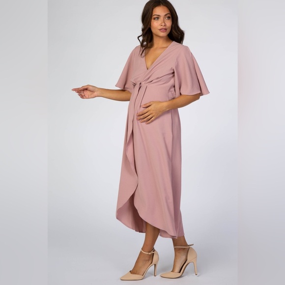Pinkblush Dresses & Skirts - Pinkblush flutter sleeve midi dress nwot